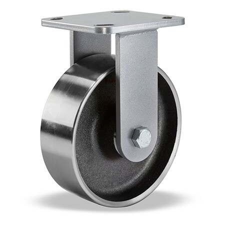 Hamilton Rigid Caster, Wh 6X2 Forged Steel R-WH-6FST