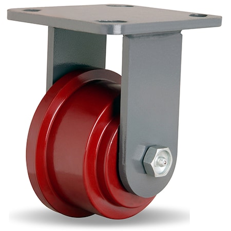 Hamilton Single Flange Caster, w/4X4.5 Plate R-WH-FT35H