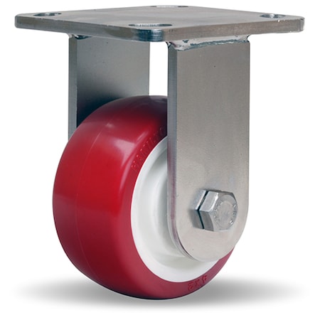 Hamilton Rigid Caster, Whs 4X2 Poly-Tech R-WHS-4NFZ
