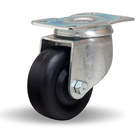 Hamilton General Utility Swivel Caster, 3" x 1 3/8" Aqualite Polyolefin (75D) Wheel, 3/8" Plain Bore S-331-A