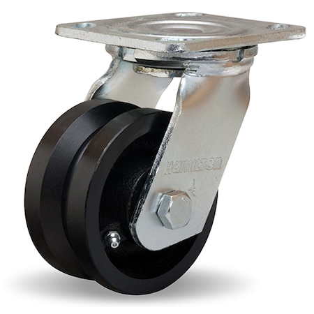 Hamilton Swivel Caster, 52 4X2 V-Grooved S-524-V