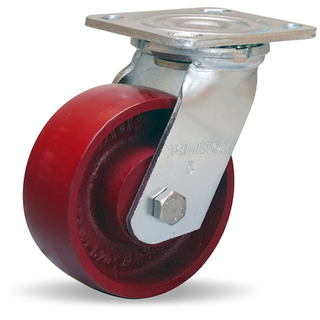 Hamilton Swivel Caster, 52 5X2 Metal Bb S-525-MB