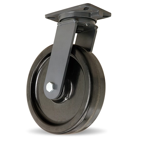 Hamilton Champion Swivel Caster, 12" x 3" Phenolic Wheel, 3/4" Precision Tapered Bearing S-CH-12PT