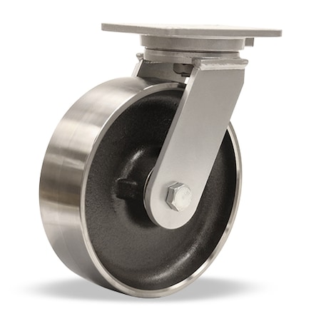 Hamilton Champion Swivel Caster, 10" x 3" Forged Steel Wheel, 3/4" Precision Tapered Bearing S-CH-13FST