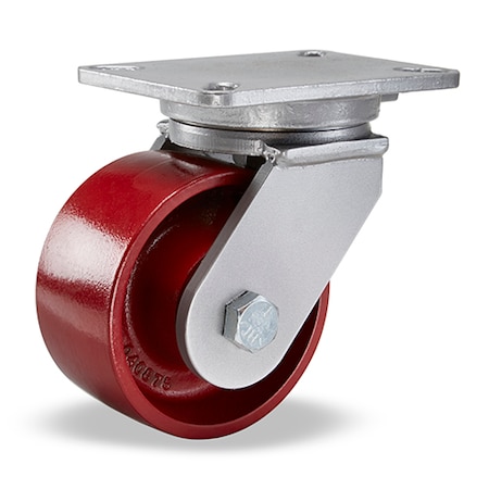 Hamilton Champion Swivel Caster, 6" x 2-1/2" Metal Wheel, 3/4" Precision Tapered Bearing S-CH-6MT