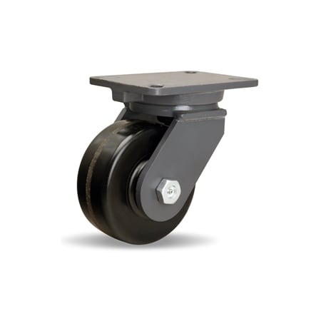 Hamilton Champion Swivel Caster, 6" x 2-1/2" Phenolic Wheel, 3/4" Precision Tapered Bearing S-CH-6PT