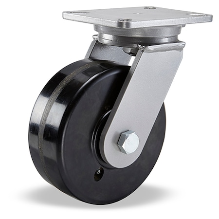Hamilton Champion Swivel Caster, 6" x 2-1/2" Phenolic Wheel, 3/4" Precision Tapered Bearing S-CH-8PT