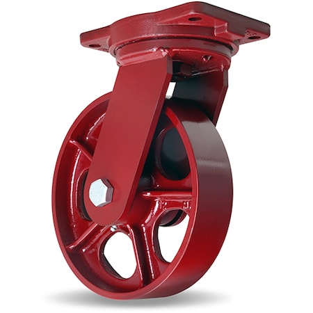 Hamilton Extra Heavy Duty Swivel Caster, 10" x 2-1/2" Metal Wheel, 3/4" Precision Tapered Bearing S-EHD-10MT