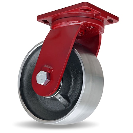 Hamilton Enhanced Precision Super Duty Swivel Caster, 10" x 3" Forged Steel Wheel S-EPSD-13FST