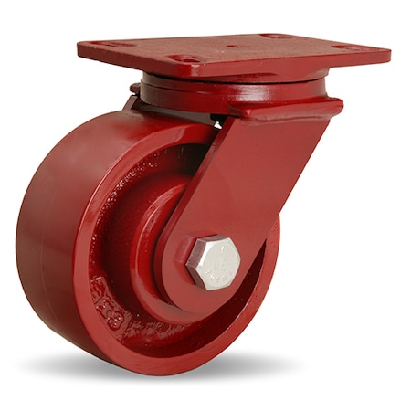 Hamilton ForgeMaster Swivel Caster, 6" x 2-1/2" Metal Wheel, 3/4" Precision Tapered Bearing S-FM-6MT