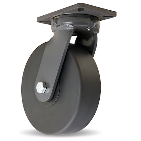 Hamilton Super Endurance Kingpinless Swivel Caster, 10" x 3" Nylast High Performance Cast Nylon Wheel S-SEC-13NYB