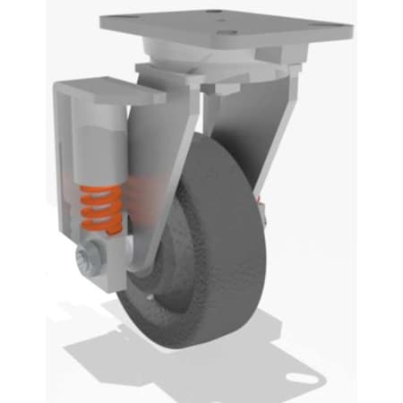 Hamilton Swivel Spring, Loaded Ch 8X2-1/2 Plastex S-SPCH-8PH-1