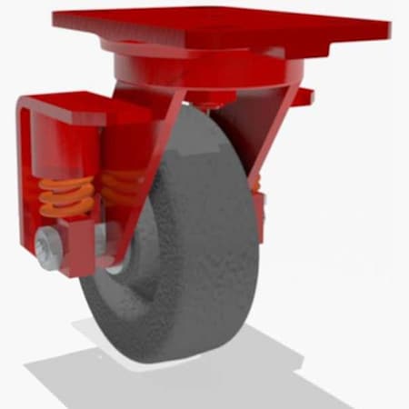 Hamilton Swivel Spring, Loaded Hs 6X2 Plastex S-SPHS-6P-1