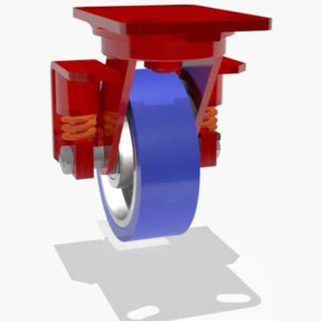 Hamilton Swivel Spring, Loaded Hs 6X2 Poly-Soft S-SPHS-6SPT-2