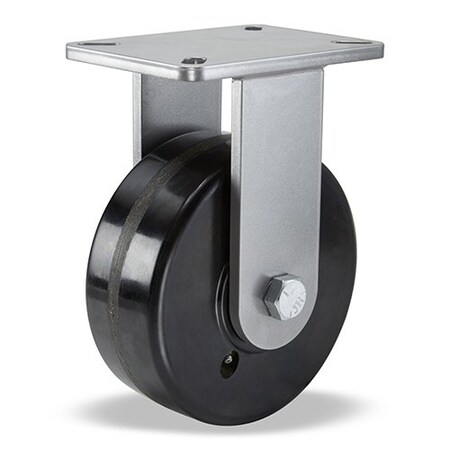 Hamilton Rigid Caster, w/8X2-1/2 Plastex R-CH-8PH