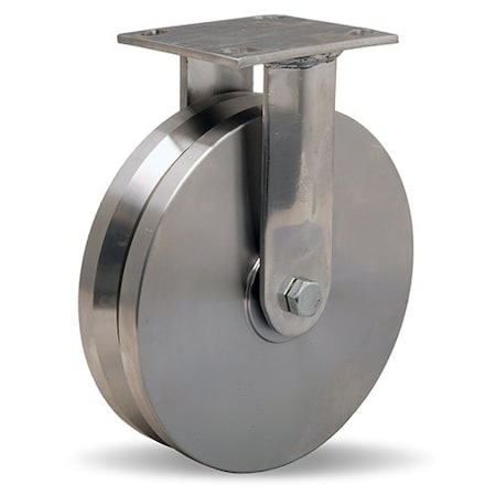 Hamilton Rigid Caster Sta 8X2 Ss V-Grooved R-STA-8SVB