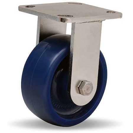 Hamilton Rigid Caster, Whs 5X2 Unilast, Caster Frame Material: Stainless Steel R-WHS-5UYSB