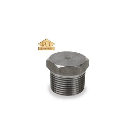 Smith-Cooper Thrd HexPlug, Forged, 3000, 3/8" 4308000904