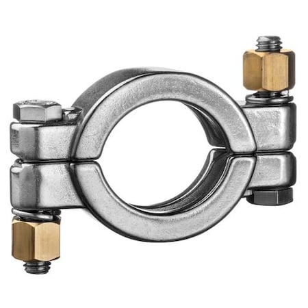 Usa Industrials Sanitary Fitting, 304SS, Clamp with Bolt, 1", 1-1/2" Tube OD ZUSA-STF-QC-10