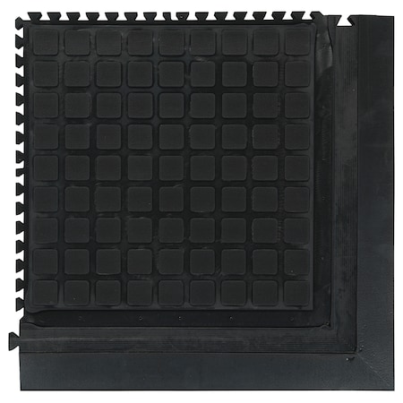Hog Heaven III,Modular Tile,Corner,Black
