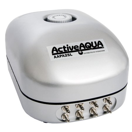 ACTIVE AQUA Air Pump, 8 Outlets, 12W, 25 AAPA25L