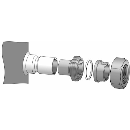 Danfoss Set Of Brazed Rotolockadap S90 7765006