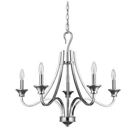 Acclaim Lighting Michelle 5-Light Chandelier IN11255PN