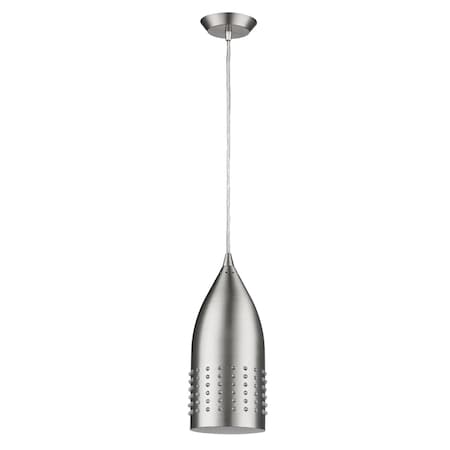 Acclaim Lighting Prism 1-Light Pendant Satin Nickel, Height: 11" IN31159SN