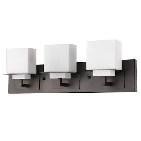Acclaim Lighting Rampart 3-Light Vanity Light, Width: 22" IN41331ORB