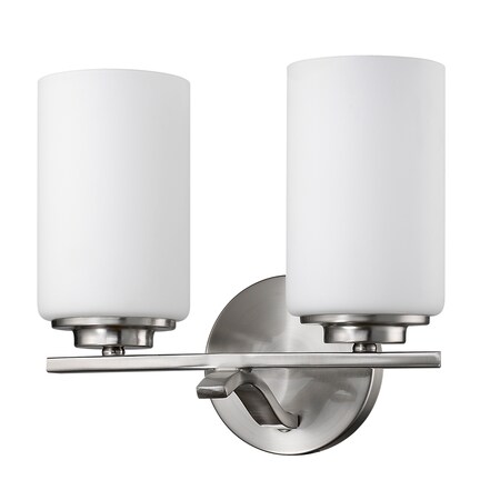 Acclaim Lighting Poydras 2-Light Vanity Light, Height: 9-3/4" IN41336SN