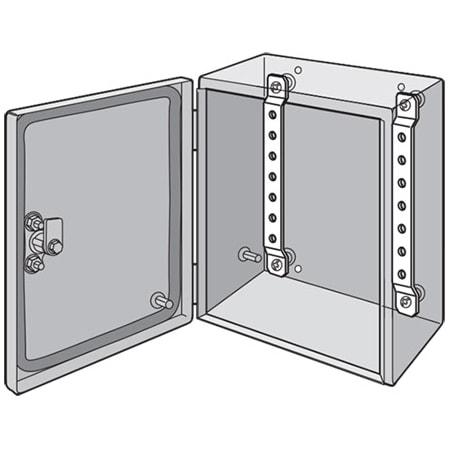 Nvent Hoffman DIN Rail or Panel-Mounting Brackets, fit LMK25