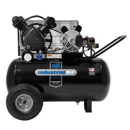 Industrial Air PortableAirCompressor, 120/240V, 20 gal., 1 IP1682066.MN