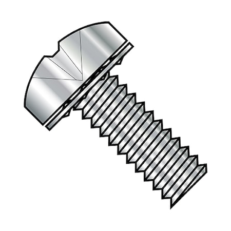 Zoro Select #6-32 x 3/8 in Phillips Pan Machine Screw, Plain Steel, 5000 PK 0606IPP188