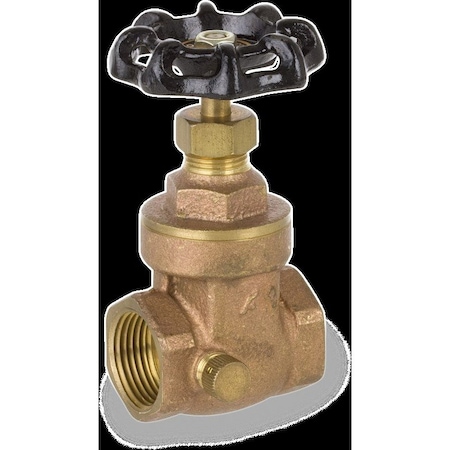 Smith-Cooper IPS Gate Valve, w/Drain, NL 1/2" 4347000000