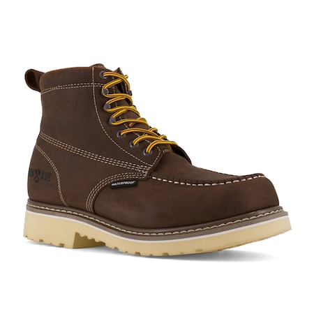 Iron Age Mens Work Boot, 13M 12, 6 in Height, Brown IA5064