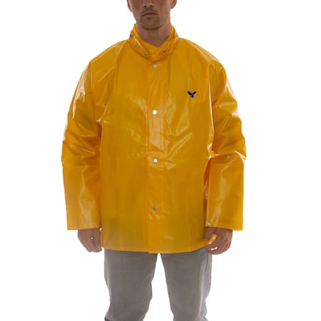 Tingley Rain Jacket, M, Ylw, Unisex, 0.25mm Thick J22257