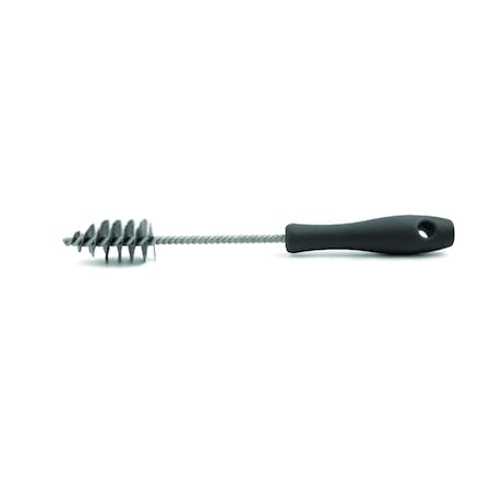 Brush Research JC-1 Copper/Injector Cleaning Brush, 1.200" Major Diameter, SS, 10.5" OAL, Plastic Handle JC1