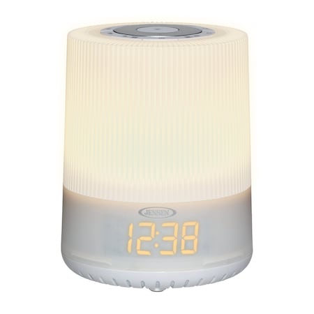 Jensen Mood Lamp Digital Dual Alarm Clock Radio JCR-360