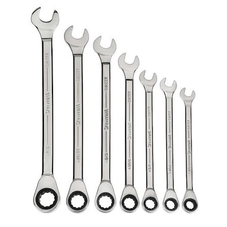 Williams Williams Ratchet Combo Wrench, 12, 19mm 1219MRS