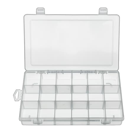 Disco Plstc Box 11"X6 3/4" Small, 18 Cmprtmnt 80118
