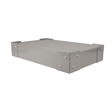 Disco Gray Fin Cabinet Base 4" Base Ht For 80320 Sliders 80357