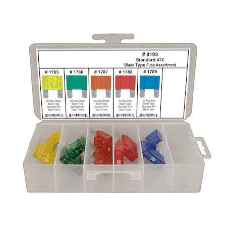 Disco ATX Blade Type Fuse Assortment, 10 PCS 8193
