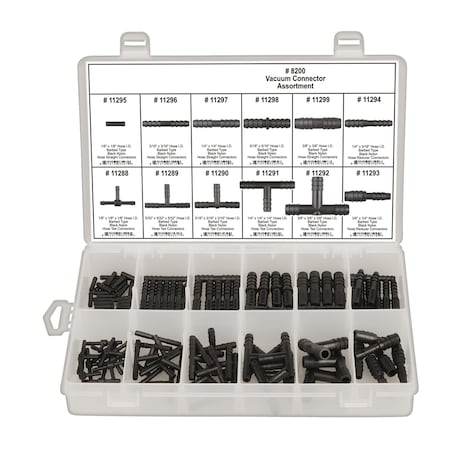 Disco Vacuum Connector Assortment, 113 pcs. 8200