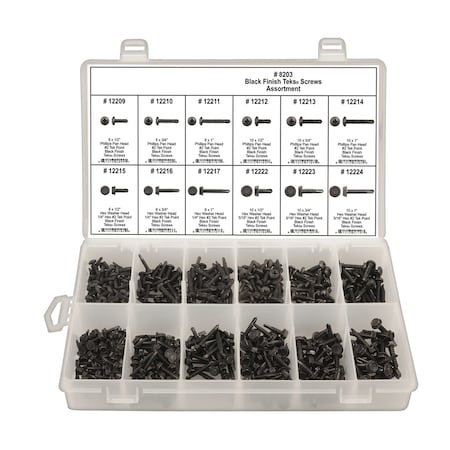 Disco Teks Screw Assortment, 415 pcs. 8203