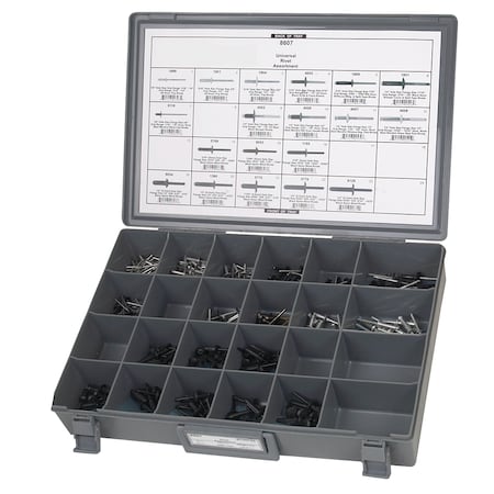 Disco Universal Rivet Assortment, 263 PCS 8607