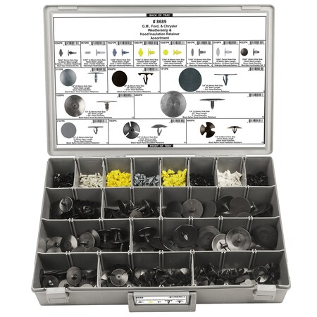 Disco Weather/Hood Insulation Assrtmnt, 475 PCS 8689