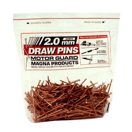 MOTOR GUARD Draw Pins, 2.5mm J20015