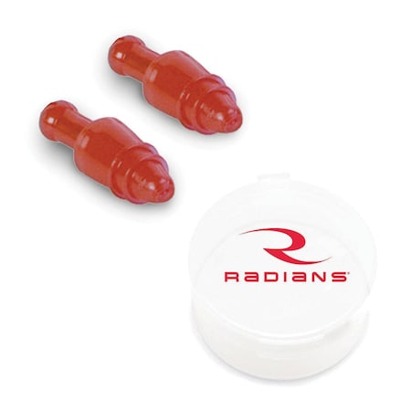 Radians Reusable Jelli Ear Plugs, Flanged Shape, 28 dB JP3000ID