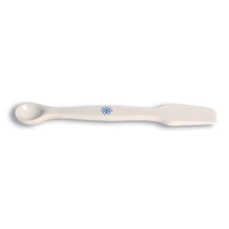 United Scientific Spatula With Spoon, Porcelain, 125Mm JSS003