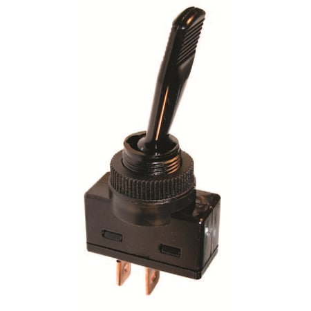 The Best Connection Black Non-Illum Toggle 20A 12V S.P.S.T. JTT2640H